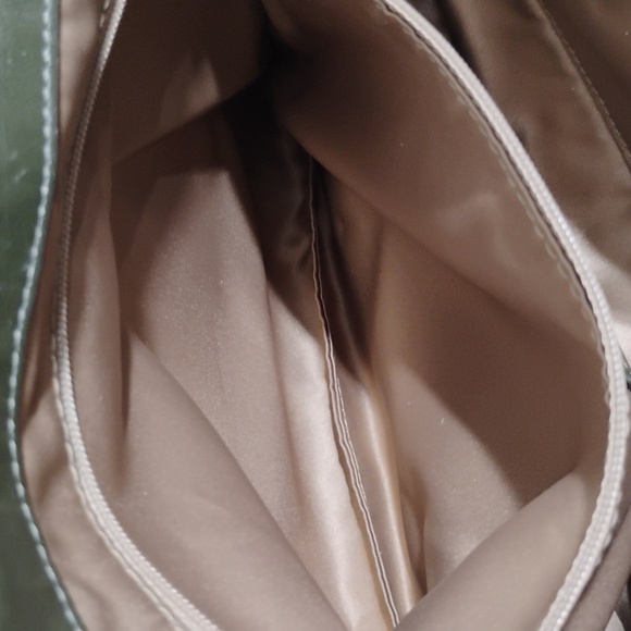 FIRM PRICE! RARE! Coach Olive Green Suede Collection Shoulder Bag/Dust Bag - Picture 14 of 16